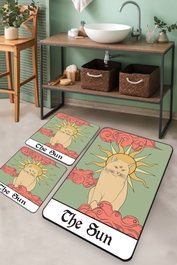 Mijölnir Juego de alfombrillas de baño Sunny The Sun